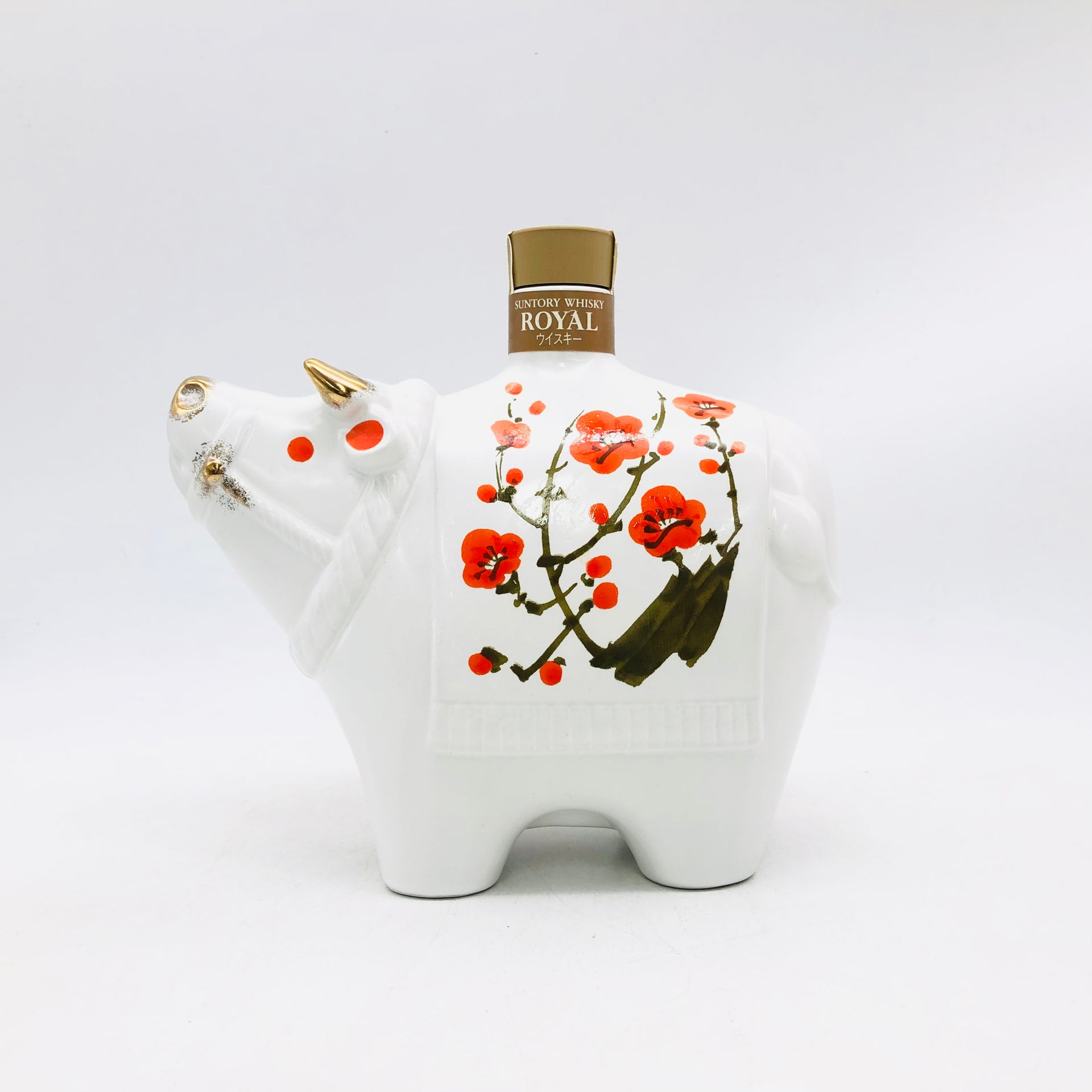 限定ボトル サントリーウイスキー ローヤル 干支ボトル 2009年 丑年 未開封 SUNTORY サントリー ローヤル 干支ボトル 丑年 2009年 600ml 43% 箱