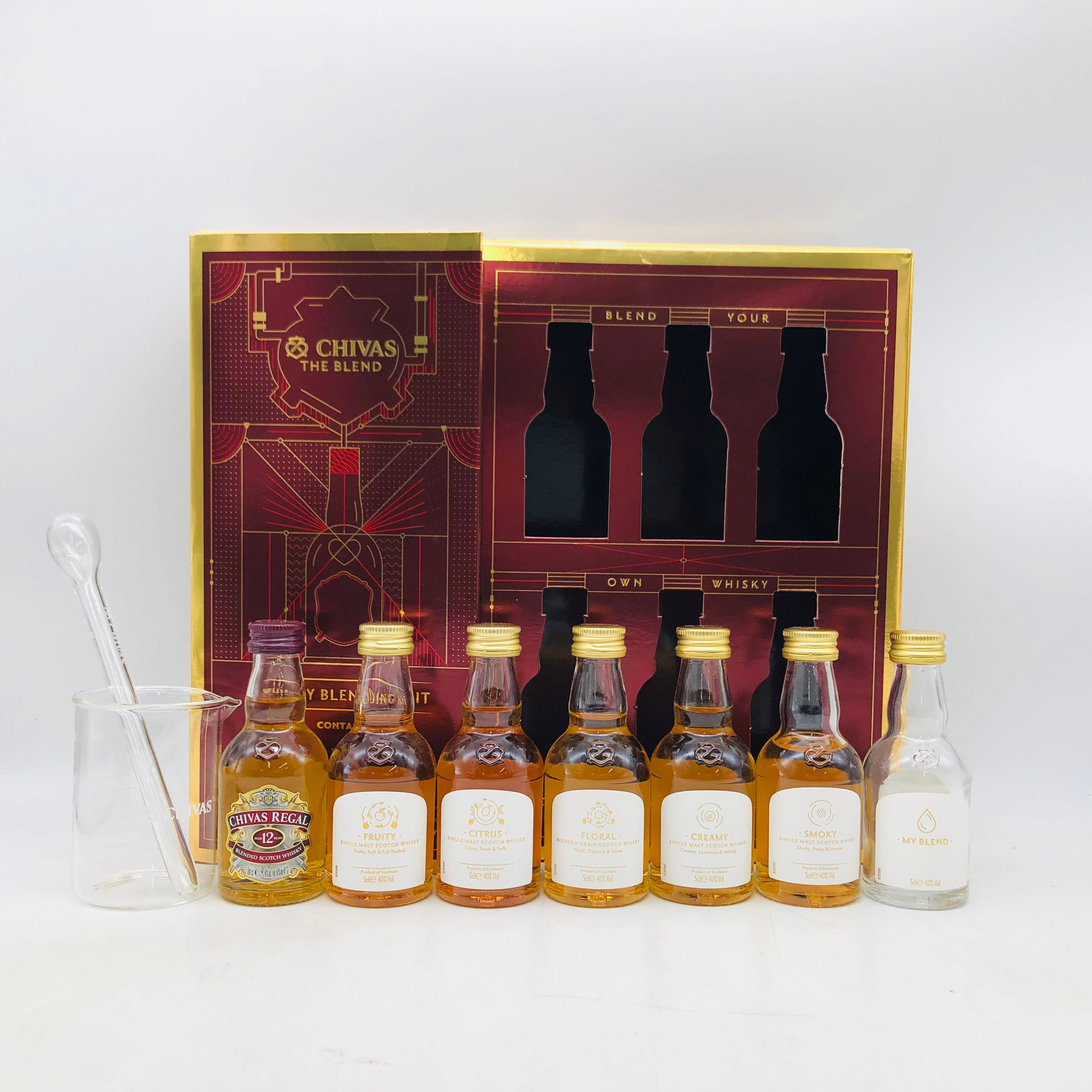 非売品　シーバスリーガル ブレンディング　キット ミニボトル　コレクション CHIVAS REGAL シーバスリーガル 12年 ブレンディングキット 50ml – お