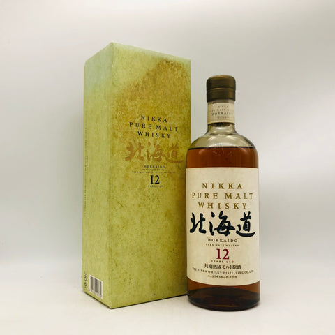 ニッカ北海道12年長期熟成モルト原酒 750ml。北海道の静寂が育てた、深く澄んだモルトの響き 