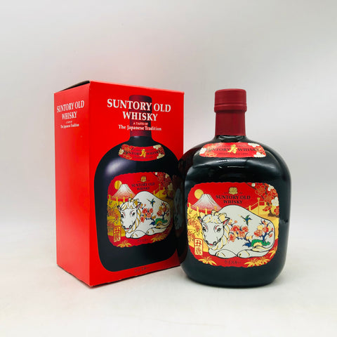 サントリー オールド 干支ラベル 丑歳 700ml。丑の力強さを宿す、伝統の味わい