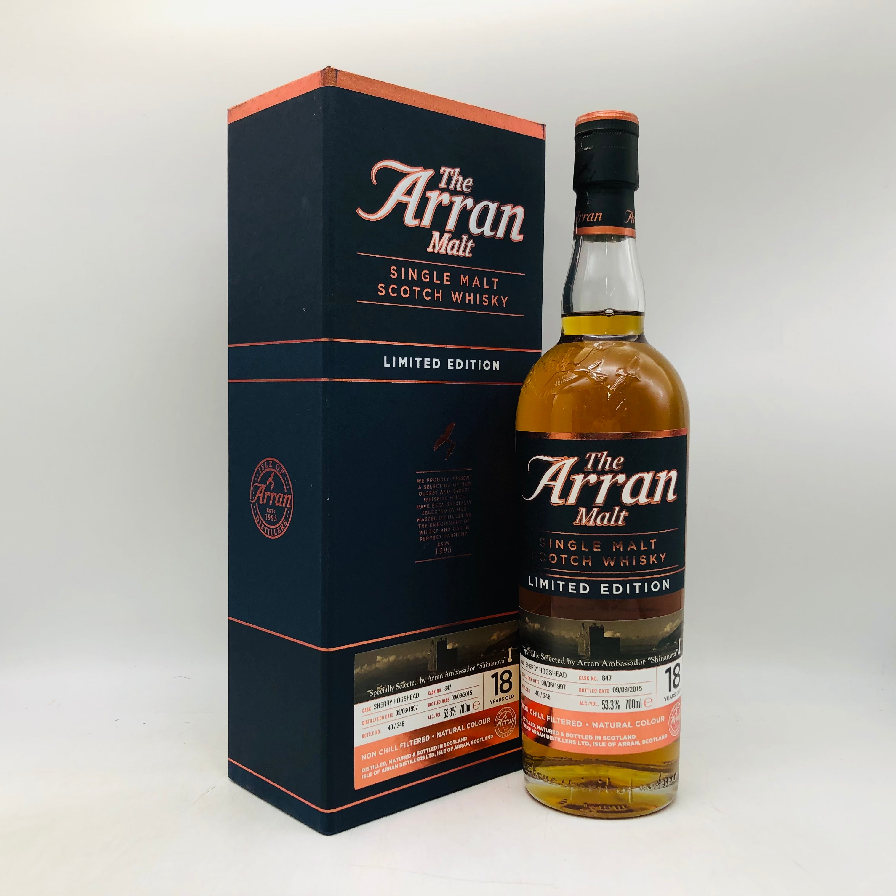 THE ARRAN アラン1997 18年リミテッドエディションシェリー