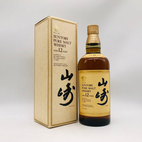 サントリー 山崎 12年 響マーク 750ml。日本シングルモルトの完成形ともいえる12年熟成。
