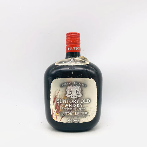 サントリー オールド ウイスキー特級 鉄キャップ 660ml。昭和の記憶が、そのまま熟した一杯