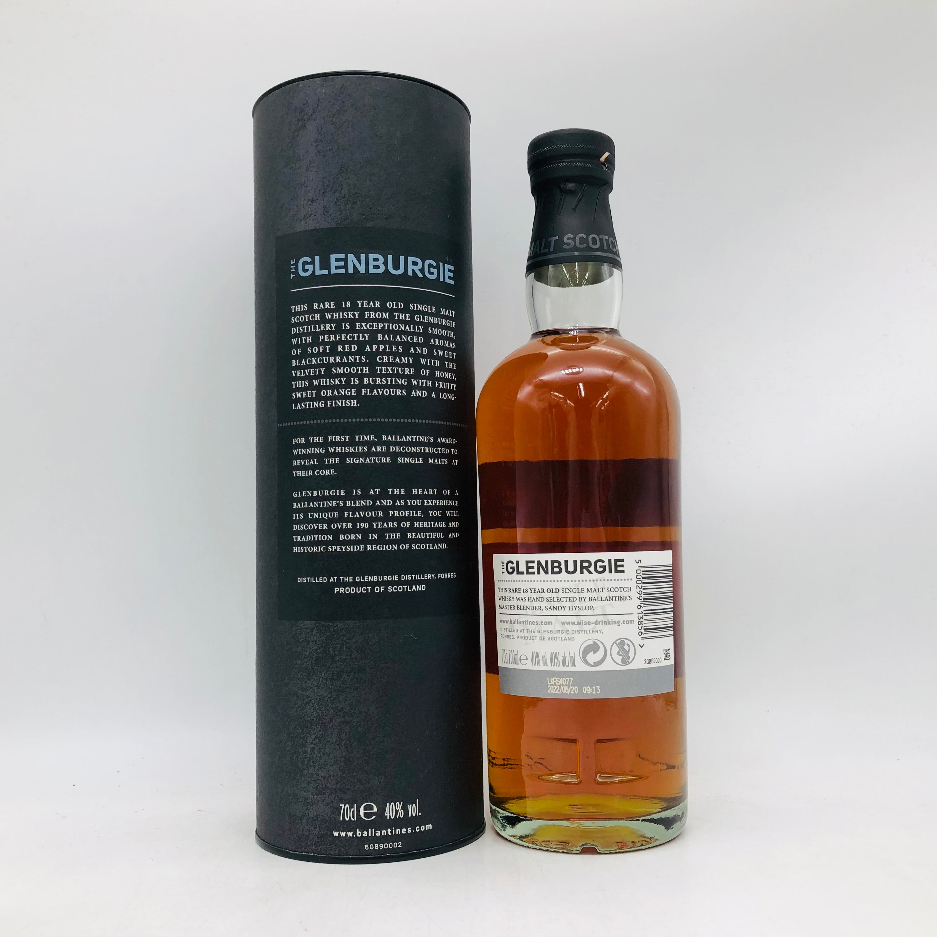 Ballantines バランタイン 18年 グレンバーギー 700ml – お酒の通販