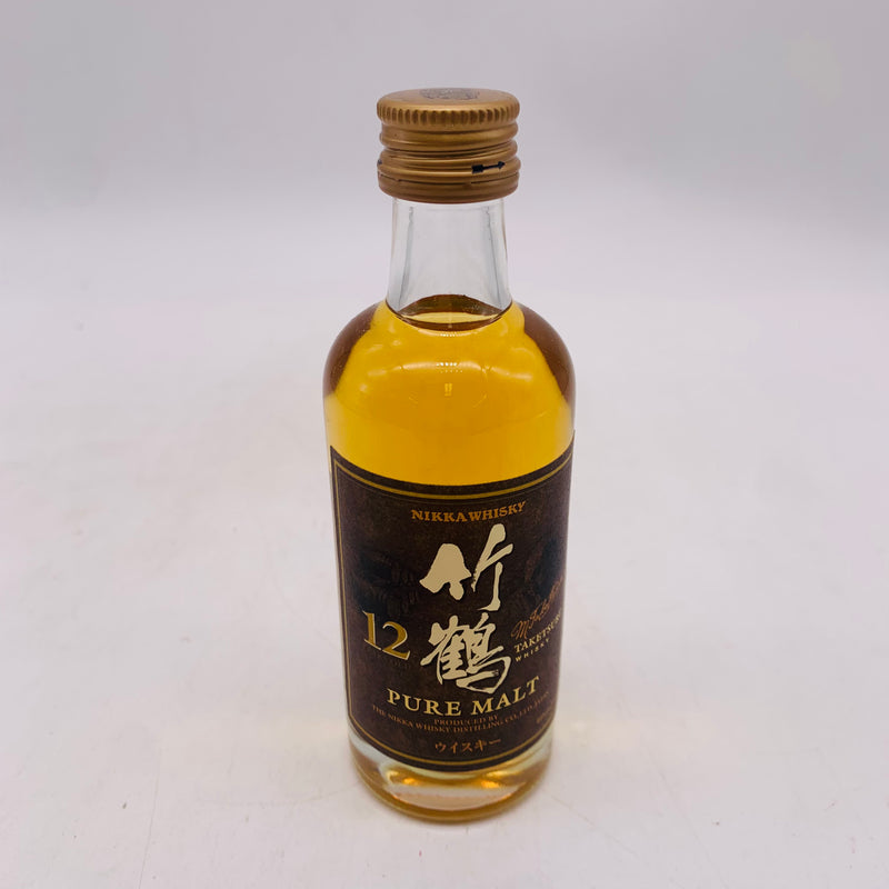 NIKKA 竹鶴12年ピュアモルト ミニチュアボトル 50ml