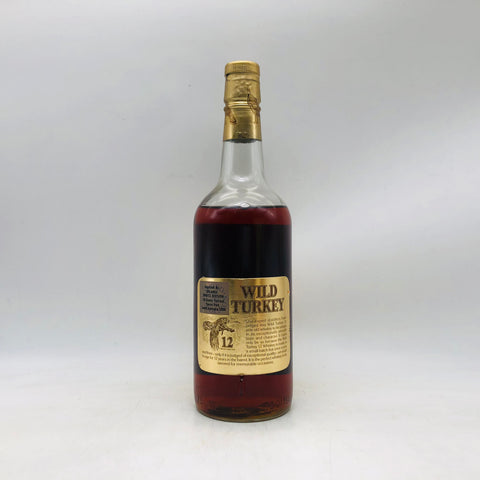 ワイルドターキー 12年 ゴールド 750ml。力強さと円熟が融合したプレミアムバーボン