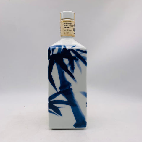 SUNTORY 山崎12年 ピュアモルト 竹林ボトル 陶器 700ml 43% 箱なし