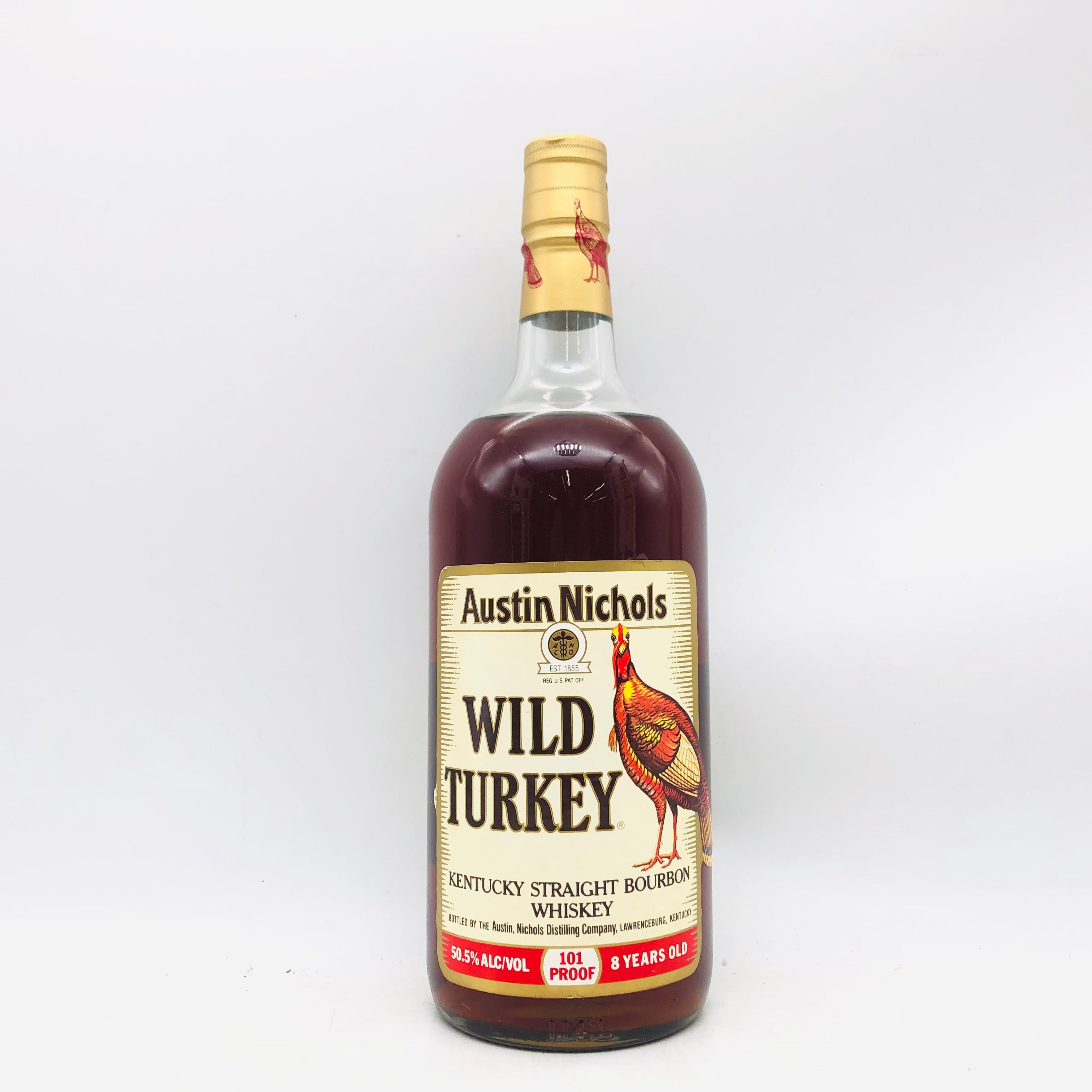 ワイルドターキー Wild Turkey 8年 旧ボトル 1L オールドボトル WILD TURKEY ワイルドターキー 8年 旧ボトル リッターボトル 1140ml
