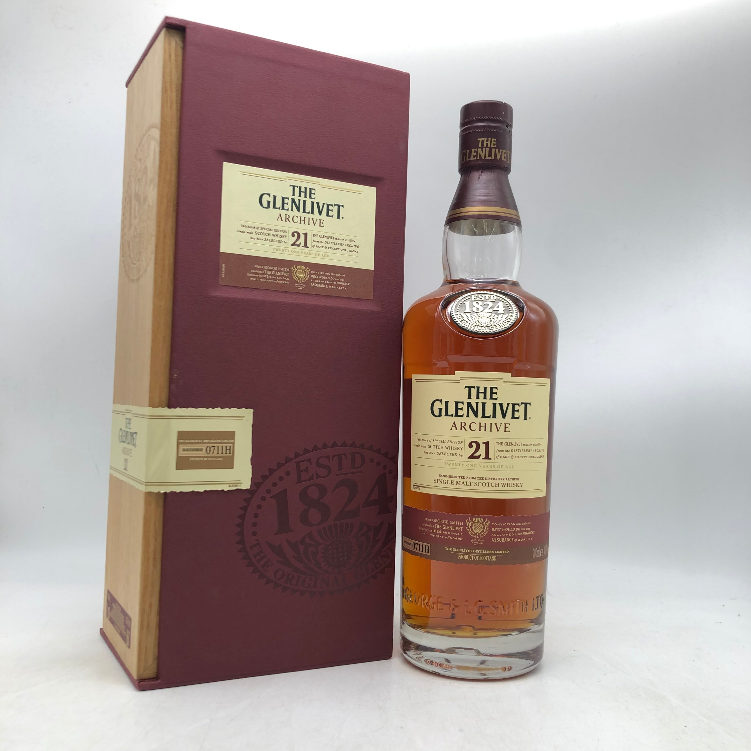 THE GLENLIVET グレンリベット 21年 アーカイブ 700ml – お酒の通販