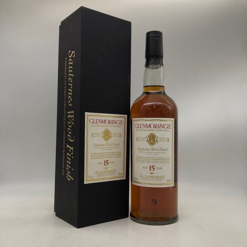 グレンモーレンジ15年ソーテルヌ ウッドフィニッシュ 750ml。蜂蜜の光が差す、優美な余韻。　