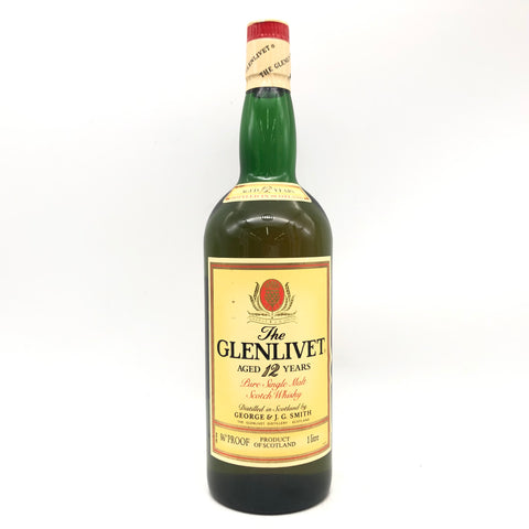 グレンリベット12年 1000ml。やわらかに香り、穏やかに広がるクラシックモルト。　