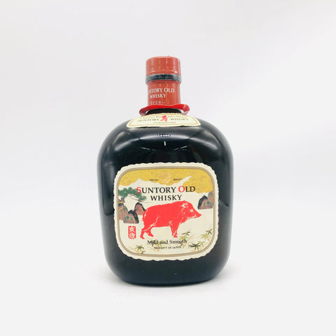 サントリーオールド 寿干支ボトル 亥歳 700ml。新年を彩る、まろやかで縁起の良い一本