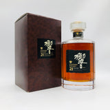 SUNTORY サントリー  響21年  初期ボトル（カガミクリスタル）700ml 43% 箱あり