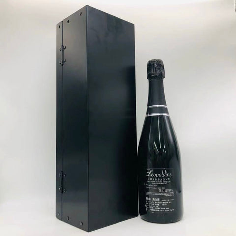 ソウメイ ブリュット ブランドノワール 750ml　箱とボトルの裏面画像