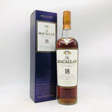 マッカラン18年 シェリーオークカスク 1991 700ml　箱とボトルの正面画像