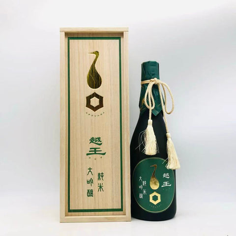 越王 純米大吟醸 隼人 720ml。華やかさと繊細さを極めた、福井の純米大吟醸