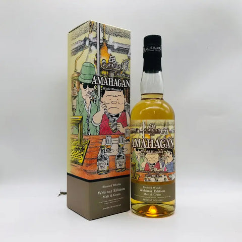 AMAHAGAN アマハガン ワールドブレンデッド ウェビナー エディション 長濱蒸溜所 700ml AMAHAGAN ウイスキー 700ml ラベル
