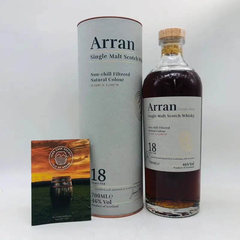 アラン 18年 シングルモルト ノンチルフィルタード 700ml 46%｜リンク