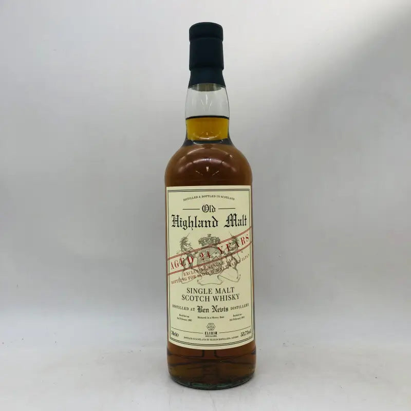 ベンネヴィス 1997-2021 24年 シェリー バット レトロラベル エリクサー・ディスティラーズ - ウイスキー