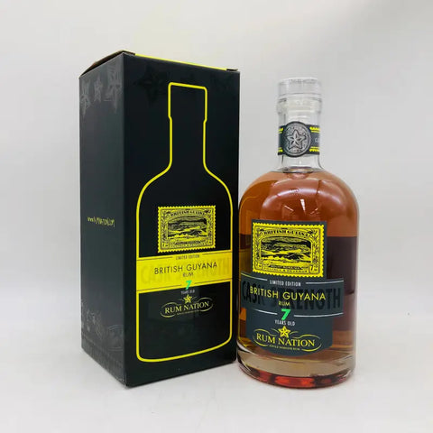 BRITISH GUYANA ガイアナ 7年 ラムネイション 59％ 700ｍl - スピリッツ
