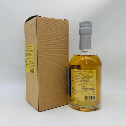 江井ヶ嶋酒造 シングルモルトあかし バーボンバレル3年 ヘビリーピーテッド 500ml 50% - ウイスキー