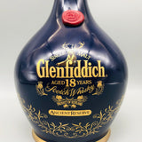 グレンフィディック 18年 青陶器正面ロゴ SINGLE MALT AGED 18 YEARS ANCIENT RESERVE