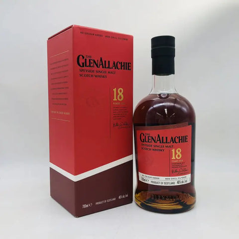 グレンアラヒー 18年 700ml 46% 箱あり - ウイスキー