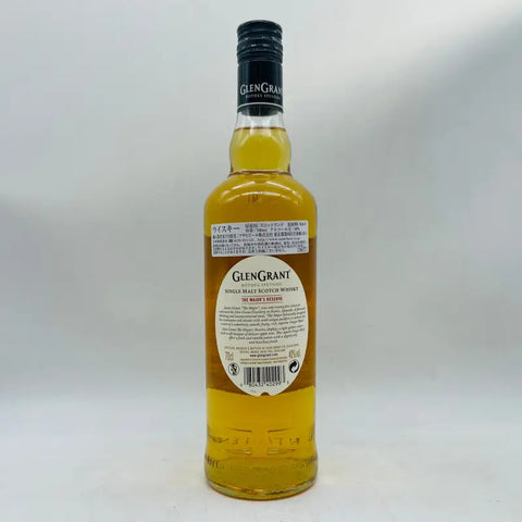グレングラント メジャー リザーブ 700ml 40% のボトルとラベルの画像です。