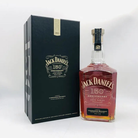 ジャックダニエル150周年記念1000mlウイスキーとパッケージの画像