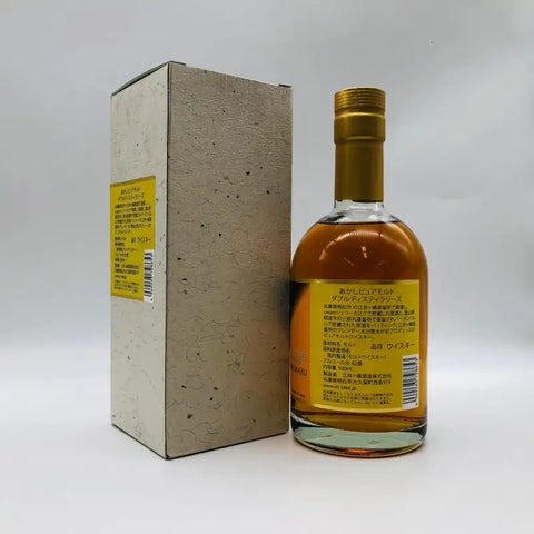 江井ヶ嶋蒸留所 あかし ピュアモルト ダブルディスティラリーズ 500ml 62% 箱あり - ウイスキー