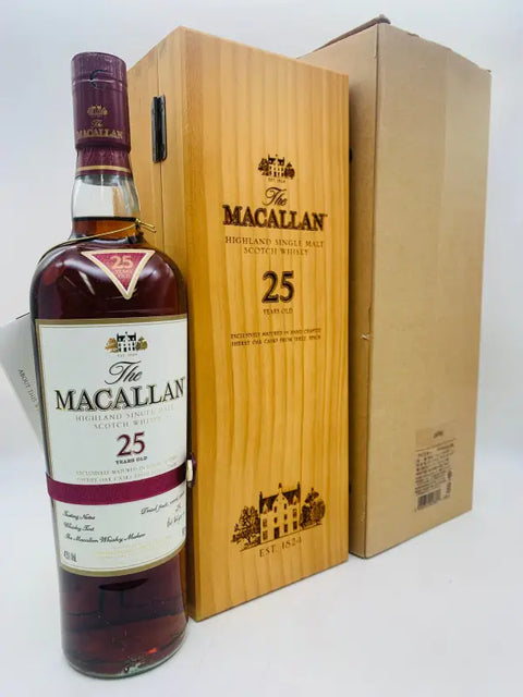 MACALLAN マッカラン25年 旧型 700ml 43% 木箱あり – お酒の通販なら MACALLAN マッカラン25年 旧型 700ml 43% 木箱あり – お酒の通販なら