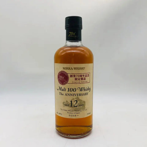 NIKKA ニッカ モルト 100 ジ・アニバーサリー 12年 創業70周年記念 NIKKA ニッカ モルト 100 ジ・アニバーサリー 12年 創業70周年記念
