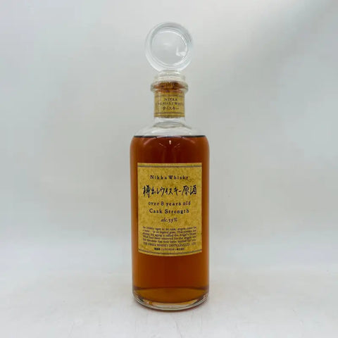 NIKKA ニッカ 樽出しウイスキー原酒 8年 カスクストレングス 500ml 箱あり 55% - ウイスキー