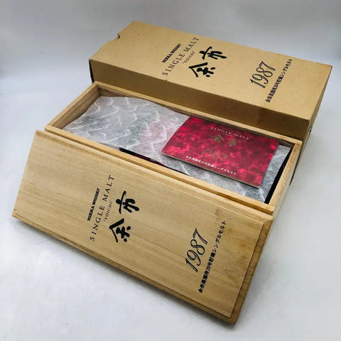 NIKKA Yoichi 1987 Yoichi Distillery 20-year aged single malt whisky 700ml 55% with wooden box