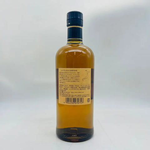 NIKKA シングルモルト 余市10年 新ボトル 700ml　箱なし - ウイスキー