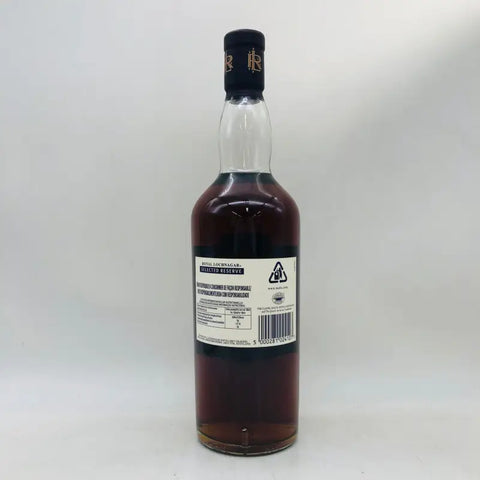 ロイヤル・ロッホナガー セレクテッド リザーブ 2008年のダークアンバーリキュールボトル
