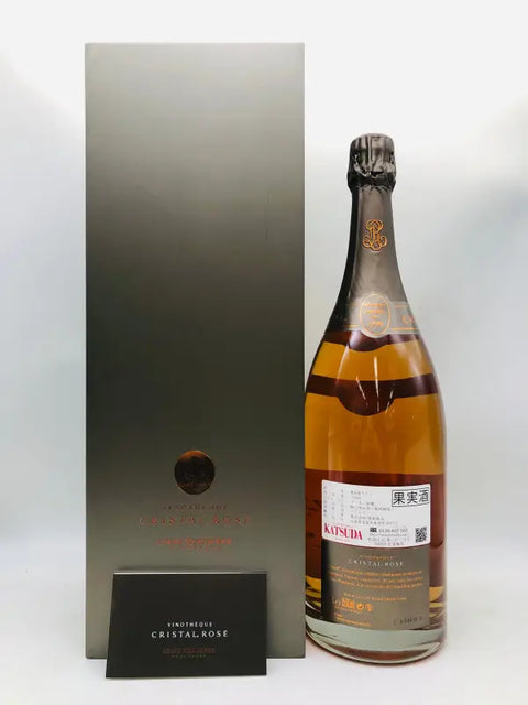 ルイ ロデレール クリスタル ロゼ 2000 マグナムとそのプレゼンテーションボックス