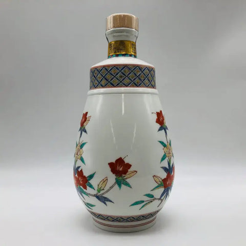 サントリー 響 35年 十四代酒井田柿右衛門作 濁手山つつじ文洋酒瓶 700ml 45% 外箱あり - ウイスキー