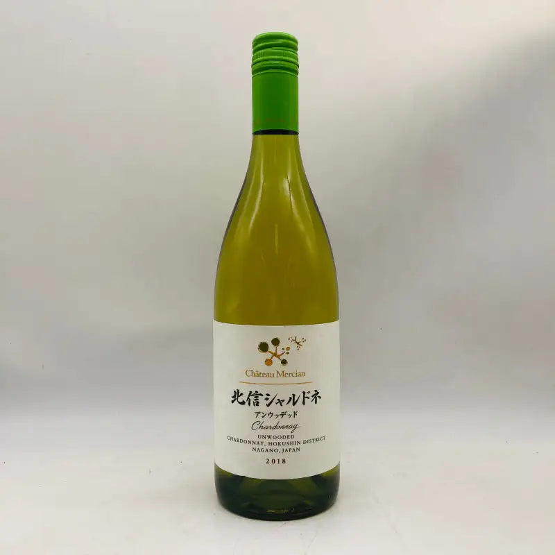 シャトー メルシャン 北信 シャルドネ アンウッデッド 2018 750ml - ワイン