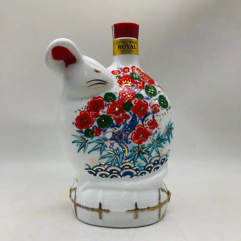SUNTORY サントリー ジャパニーズウイスキー ROYAL ローヤル 陶器 2020干支ボトル 子歳 600ml - ウイスキー