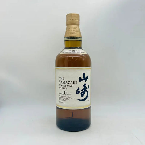 サントリー 山崎 10年ホワイトラベル 700ml。今では希少な終売品で、爽やかでフルーティーな香りとバランスの良い味わいが特徴のシングルモルトウイスキー。