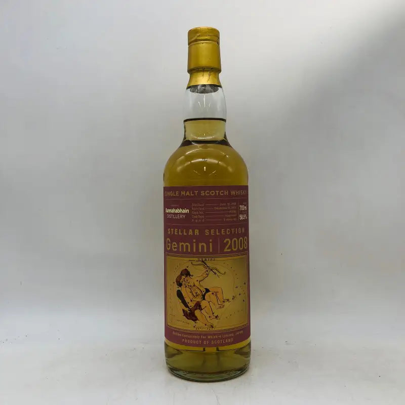 ステラーセレクション ブナハーブン 2008 ジェミニ ふたご座、5月21日～6月21日 58.8％ 700ml - ウイスキー