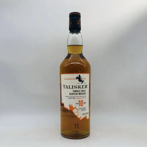 タリスカー 10年 700ml 45.8% 箱なしのボトル、シングルモルトスコッチウイスキー