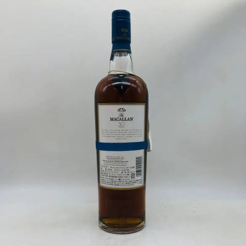 THE MACALLAN マッカラン 30年 ファインオーク スコッチウイスキー 700m 木箱付き - ウイスキー