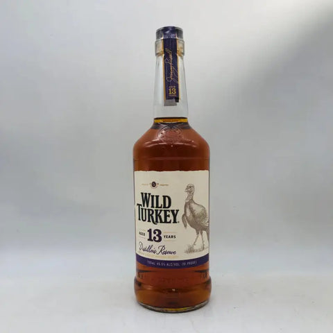 WILD TURKEY ワイルドターキー 13年 ディスティラーズ リザーブ 45% 700ml 箱なし - ウイスキー
